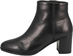 Clarks Women's Freva 55 Zip Ankle Boot 5.5 Black Leather