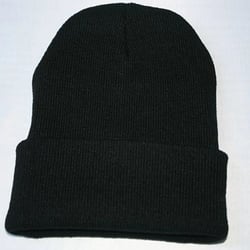 mnjin baseball caps unisex slouchy knitting beanie cap warm winter ski hat beanies for winter black