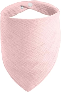 Solid Color Bandana for Medium Dogs with Adjustable Button Pet's Scarf,Light Pink,Medium