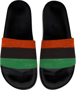 Juneteenth Slides for Women Men Black History African Print Freedom Day Sandals Slippers Shower Beach Slide Sandal House Shoes Gifts for Boy Girl,Size 11 Men/12.5 Women Black