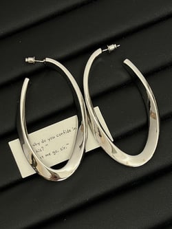 Wholesale Vintage Exaggerated Geometric Oval Large Circle Earrings Statemente Earrings ACC-ES-SZL001
