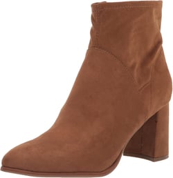 Marc Fisher Women's Dyvine Ankle Boot 5 Tan Suede