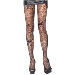 Chiccall Sexy Fishnet Tights for Women,Halloween Spider Web Patterned Tights Fishnet Stockings Black Socks Lace Leggings Pantyhose Christmas Birthday Gifts for Women,Clearance