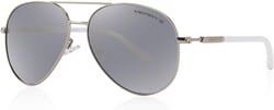 MERRY'S Classic Pilot Sunglasses Womens Polarized Mirror with Case - UV 400 62MM Silver Mirror 62 Millimeters