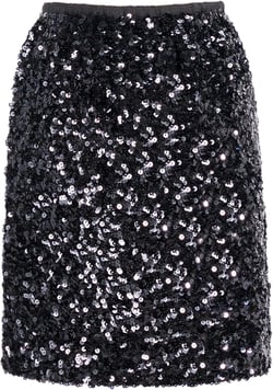 Women’s Sequin Skirt Stretchy Bodycon Sparkle Night Out Party Mini Skirt