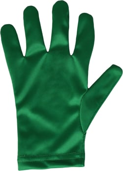 Fun Costumes Adult Dark Green Hand Gloves Riddler Superhero Standard