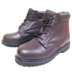 BP Clothing Men's Work Boots 6" Brown Leather Water Resistant Slip /Oil Resistant