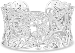 Montana Silversmiths Women's Southwest Lifestyle Cuff Bracelet (Princess Frost)