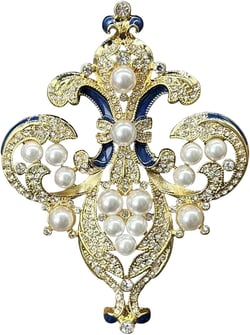 Vintage Gold Brooch and Pins for Women Beauty Cameo Brooches Fashion Jewelry (Gothic Royal Brooch)
