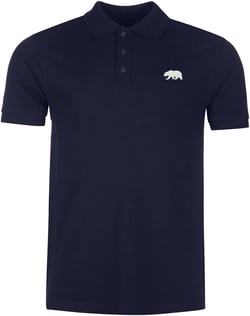 Mens Polo Shirts Bear California Embroidered Short Sleeve Polo Shirt Cotton Tennis Shirts for Men XX-Large Navy