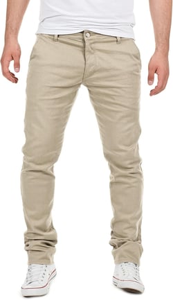Men's Chino Pants Dustin 34W x 32L Beige (Plaza Taupe 161105)