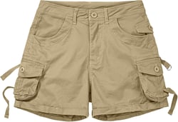 Cargo Shorts for Women Casual Shorts Cotton 3.5" Inseam Shorts Sporty Shorts for Hiking Travel Streetwear 10 Khaki 2112