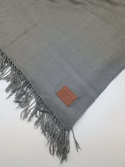 Premium Quality Light Gray Pure Woolen Shawl