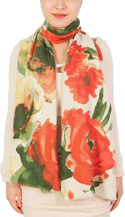 Wander Agio Womens Fashion Scarf Long Shawl Large Warm Scarves Cashmere Feel National Style Printing