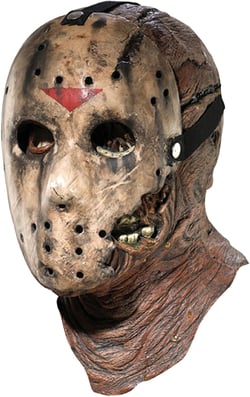 Rubie's Costume Co Friday The 13th Part 7 New Blood Jason Voorhees Deluxe Overhead Mask One Size Gray