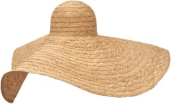 Women Raffia Oversized Hat for Women UV Protection Hats in Beach Ladies Lager Brim 25CM Big Sun Hat Wedding Hats