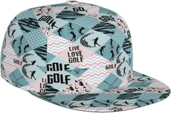 Fashion Golf Baseball Hat Adjustable Snapback Hat for Men Women Unisex Hip Hop Baseball Cap One Size Golf Pattern-g005