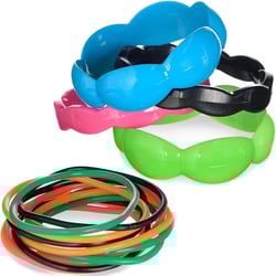 Amscan Womens Retro Neon 80's Bracelet Set | Assorted 1, Multicolor