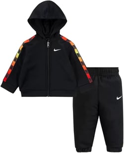 Nike Toddler Boys Therma Fleece Full Zip Hoodie & Jogger Pants 2 Piece Set (B(76F436-023)/R, 4T)