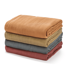 Momcozy Muslin Swaddle Blanket, Toddler Soft Receiving Swaddle 4-Pack, Breathable, Unisex for Boys and Girls