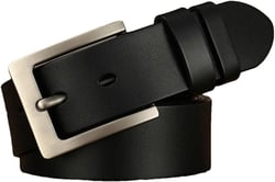 Men Belts Casual Leather Men Belt Cow Genuine Leather Belt Pin Buckle Big Large Size Male Belts 160cm Black
