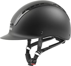 uvex suxxeed Active Horse Riding Helmet for Women & Men, Black, S-M - Adjustable & Excellent Ventilated Helmet