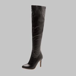 OKBOP Womens High Heels Over-The-Knee Boots-Thigh High Christmas Fall Boots Women Causal Winter Boots for Women Clearance Black