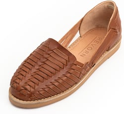 REVORN - SAINT Designer Huarache | Handcrafted Women Sandal | 100% Genuine Leather | Ultra Comfortable Insole | Flexible Sole | Sophisticated Design Tan 8.5