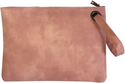 Hycurey Oversized Clutch Bag Purse and Handbag Womens Large PU Leather Evening Wristlet Handbags Pink