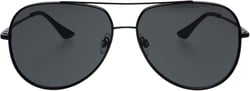 FREYRS Max Large Mens Womens Designer Fashion Aviator Sunglasses Black