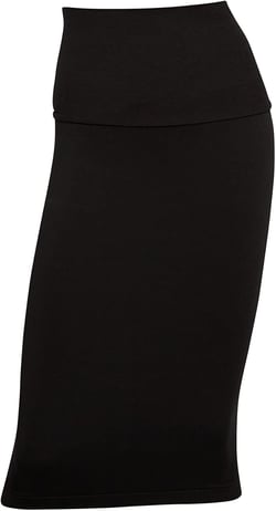 Wolford Enrica High Waist Pencil Bodycon Skirt for Women Black Medium