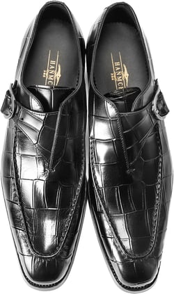 Formal Dress Shoes for Men Modern Men's Casual Oxfords Faux Leather Business Wedding Shoes Monk Derby Shoes 7 Black