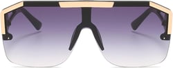 Retro Oversized Square Sunglasses for Women and Men - UV Protection Sun Glasses