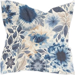 ODAWA Camouflage Women's Fashion Square Satin Headscarf Headdress Silk Scarf… Tie Dye Flowers