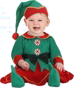 Girl's Elf Infant Costume 12/18 Months