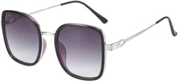 Fashion Sunglasses with FREE leather case for Woman UV400 Protected Oversized Square Shades