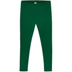 City Threads USA-Made Women's Soft 100% Cotton Petite Leggings | Forest Green - XS