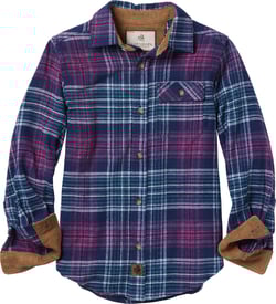 Legendary Whitetails Unisex Kids Lumberjack Flannel Long Sleeve Button Down Shirt Girl Power Plaid X-Small
