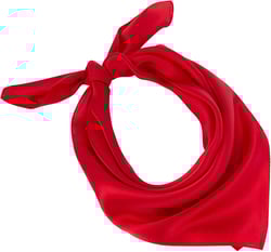 Silk Scarfs -27"x27" Square Silk Scarf for Hair -100% Pure Mulberry Silk Head Scarf Neckerchief for Women men Red