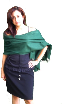Silk-Scarf-Shawl-blanket-poncho-dress shawl-graduation stole-hair scarf-head wrap-mens scarf-keffiyeh-Pashmina-shrug-shemagh Forest Green