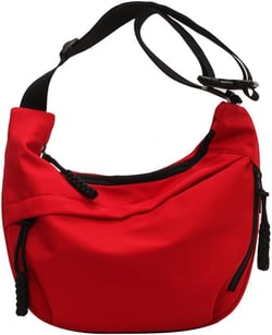 Large Oxford Sporty Crossbody Bag Shoulder Purse for Women Men Trendy Red