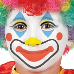 Amscan Clown Makeup Kit - Makeup Kit Perfect for Halloween Pack of 1