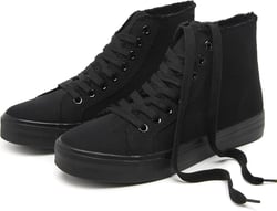 hash bubbie Unisex Canvas High top Sneakers Women's Classic Fashion High Tops Canvas Shoes Casual Tennis Shoes for Men