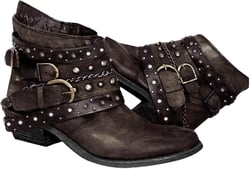 SBGMoSJ Womens Ankle Boots Low Heel Orthopedic Ankle Boots for Women Low Heel Comfort Womens Leather Ankle Boots Wide Width Wide Width Shoes for Women Mules Cowboy Boots for Women Booties Ankle 9 Wide Brown-c
