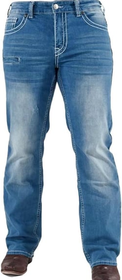 Western Jeans Mens Grand Slam Bootcut 31 X-Long Light MGRAND