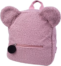 Cute Kawaii Backpack Plush Teddy Bear Bag Fuzzy Pillow For Travel and Everyday use for Boys and Girls (Pink)