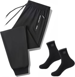 Comfysfit.Com Pant for Women, Blue Chic Store Stretch, Stretchactive - Unisex Ultra Stretch Quick Drying Pants Medium Black Bundle