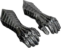 Medieval Black Nazgul Medieval Gauntlet Armor Gauntlets Women Black Aauntlets Metal Guntlet Batman Gauntlets Steel Gauntlet Nazgul