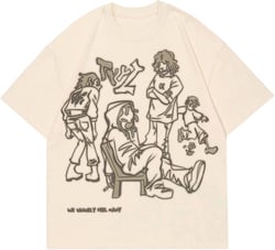 Vamtac Oversized Graphic Tees Y2k Vintage Tees for Men Women Streetwear Unisex T Shirts